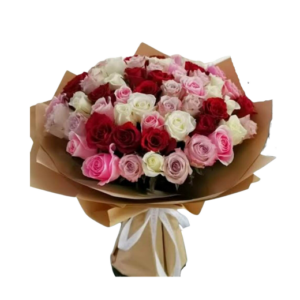 60 ASSORTED ROSE BOUQUET
